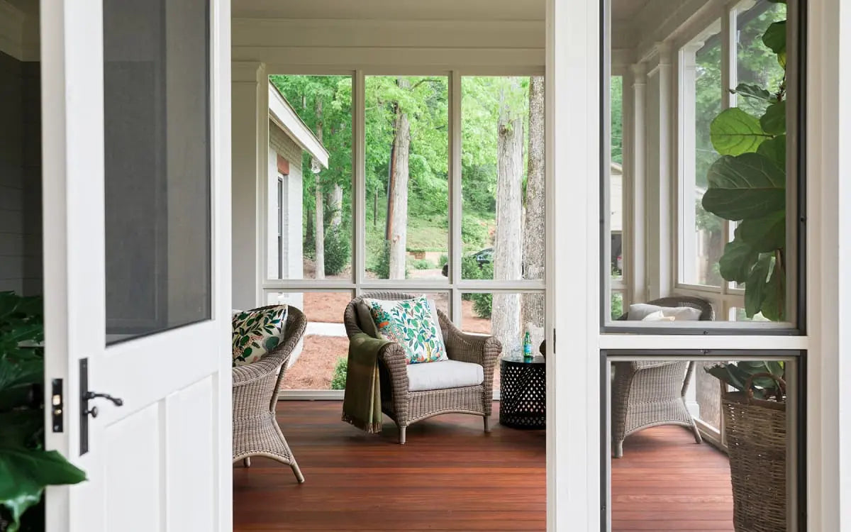 Emtek Rectangular Screen Door Locks - Hentell