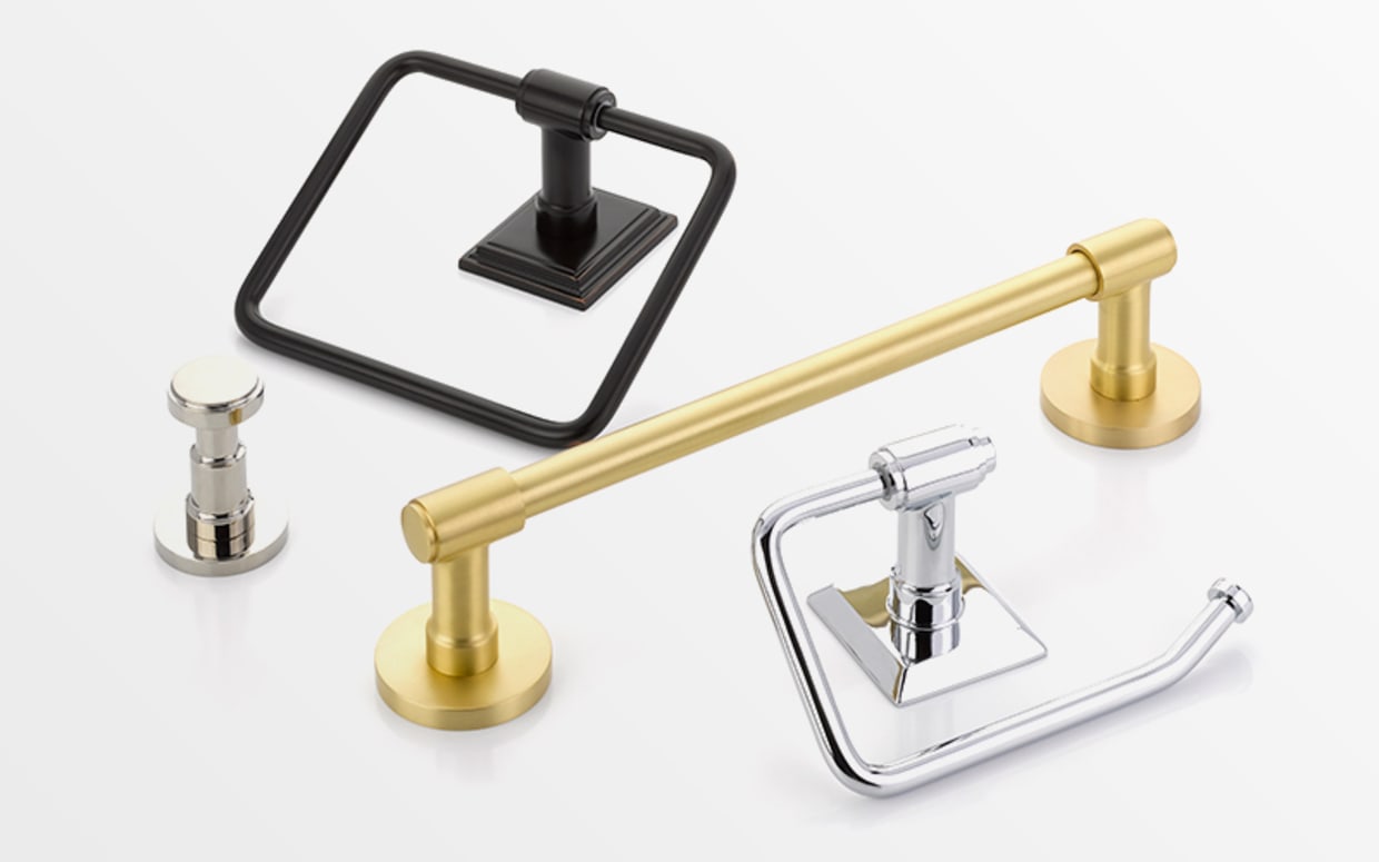 Emtek Modern Brass Towel Bar - Hentell