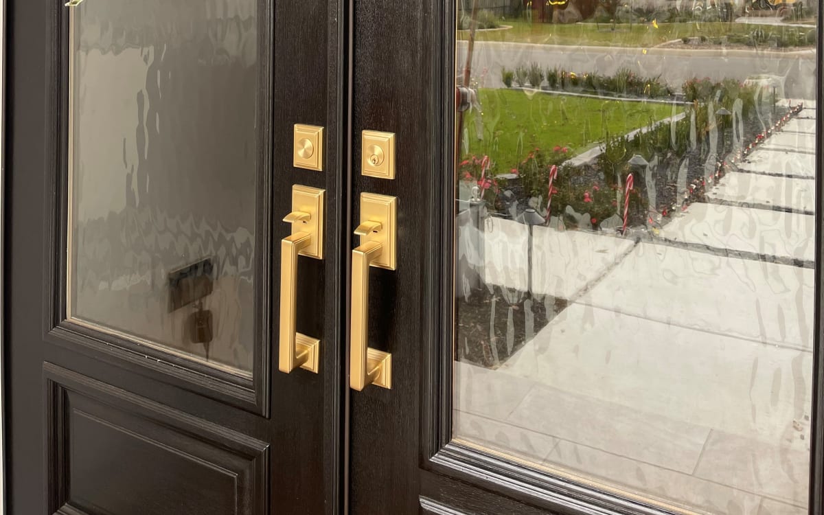 Emtek Hamden Tubular Entry Set Emtek Hentell Emtek