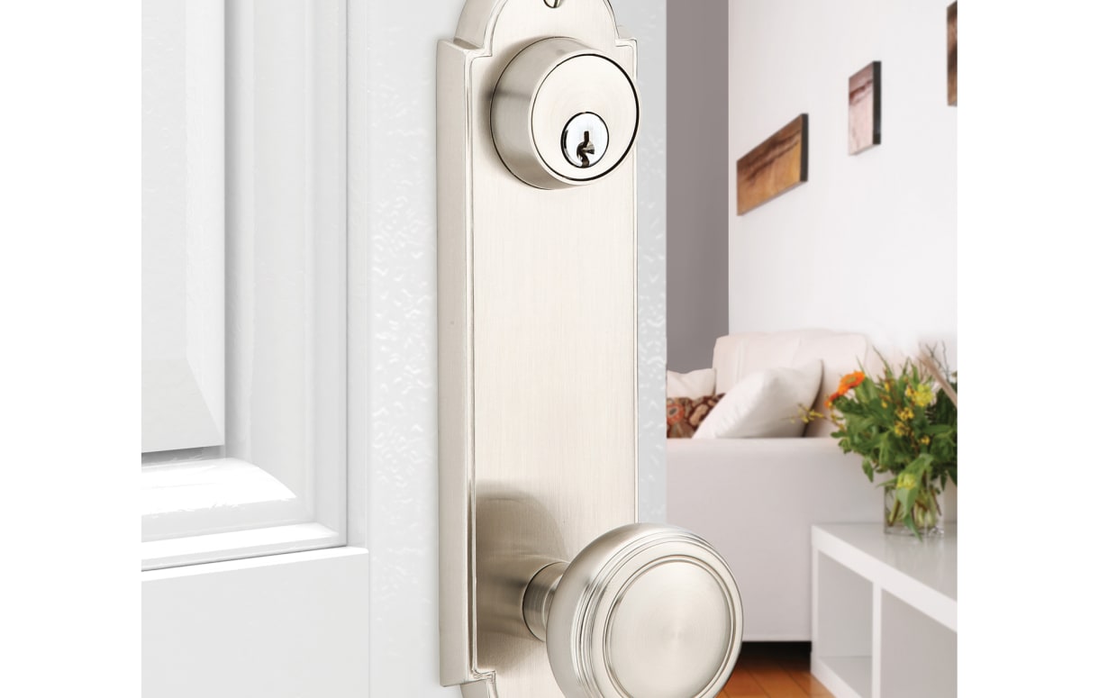 Delaware Keyed 3-5/8" C-to-C Sideplate Lock Emtek Hentell Emtek