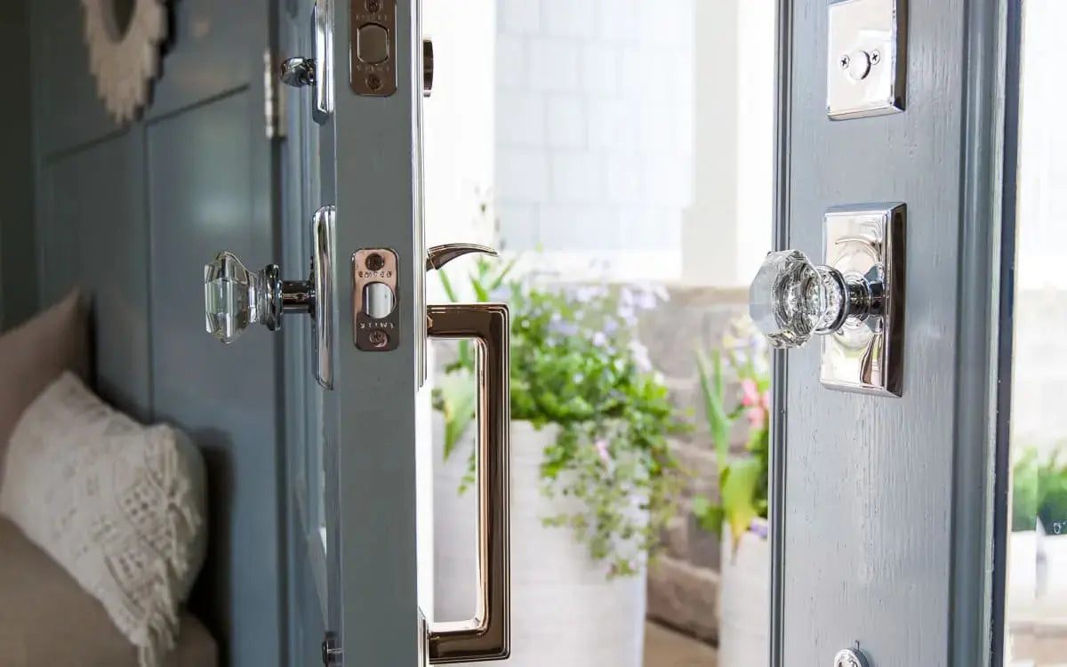 Emtek Wilshire Tubular Entry Set Emtek Hentell Emtek