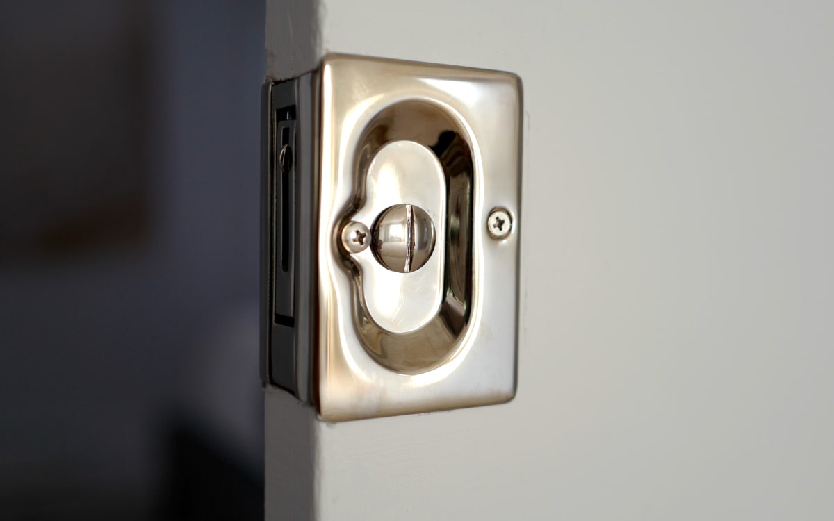 Emtek Standard Pocket Door Lock - Hentell