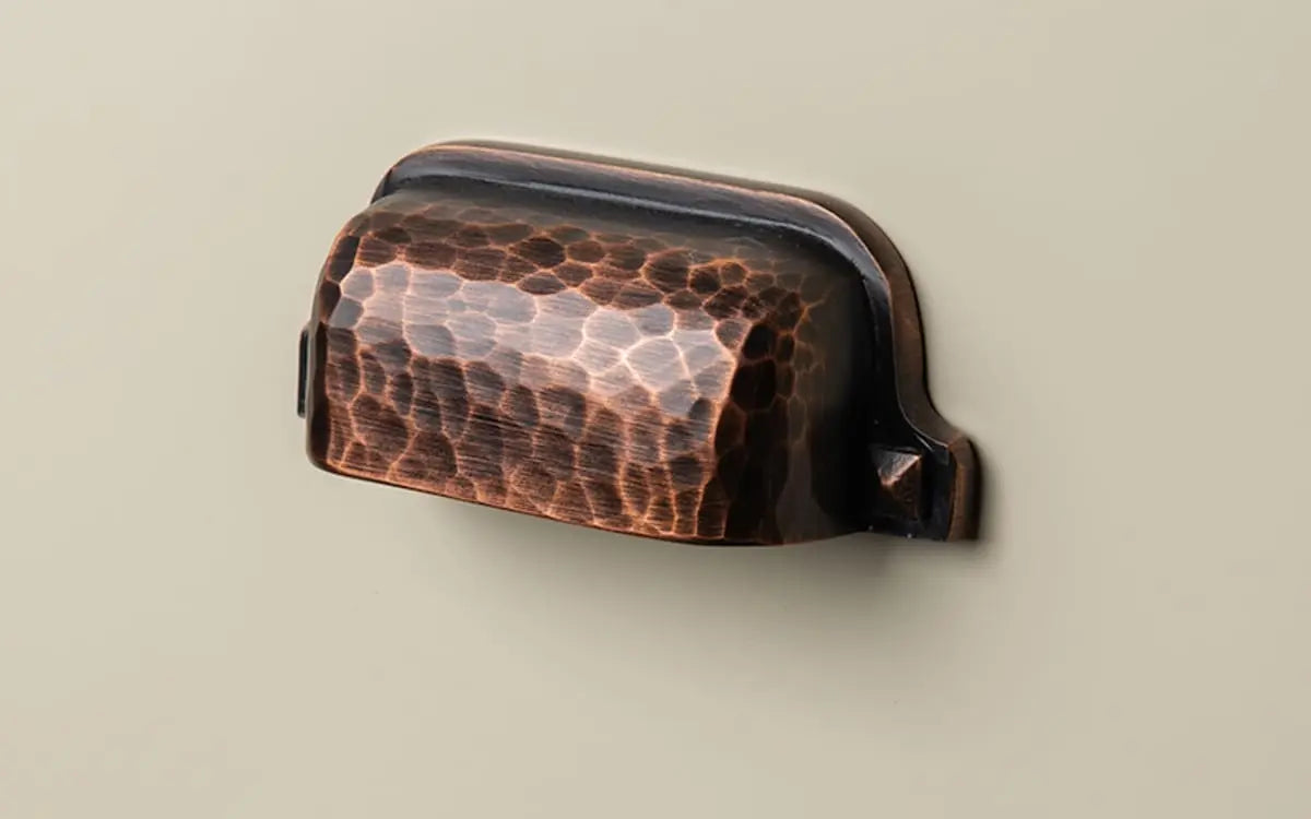 Emtek Hammered Bin Pull - Hentell