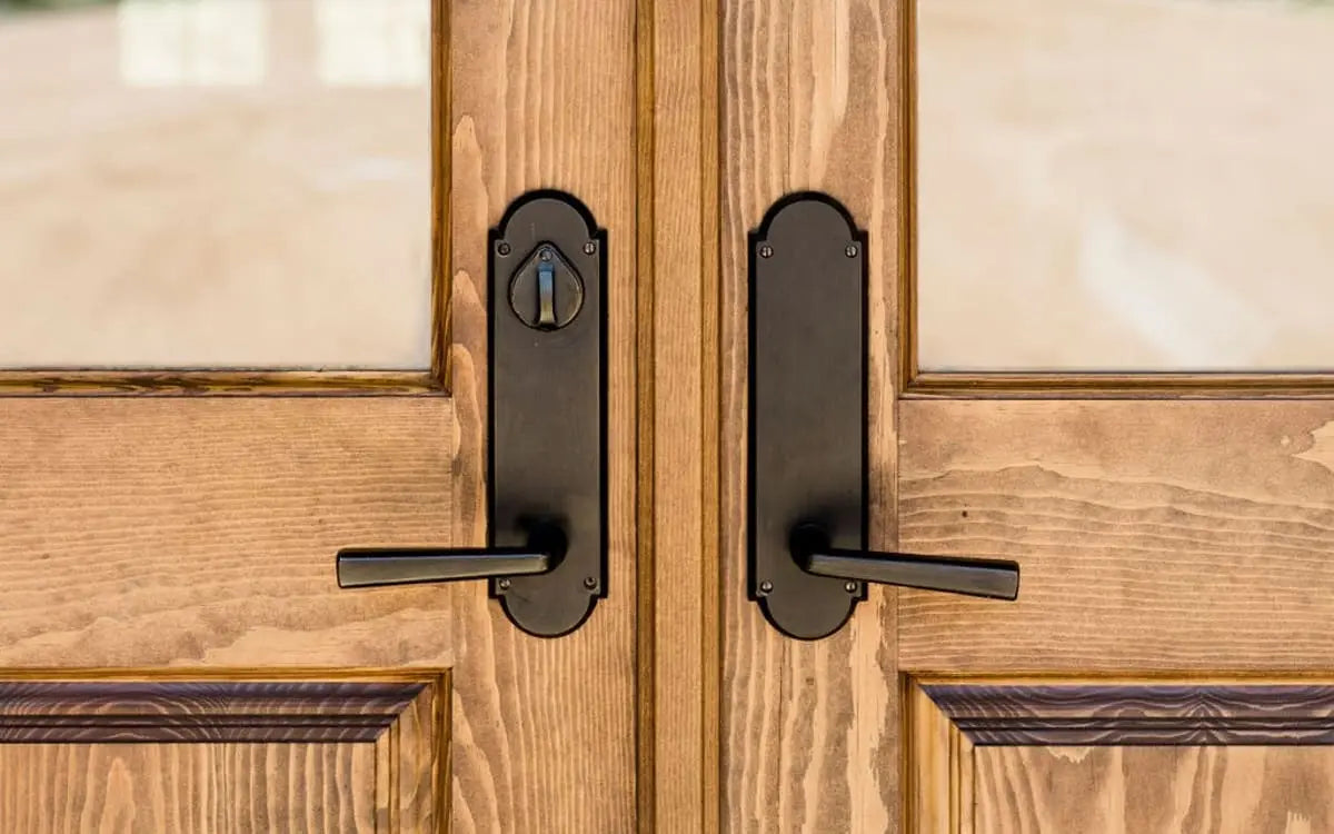 Sandcast Bronze #5 Keyed 5-1/2" C-to-C Sideplate Lock Emtek Hentell Emtek