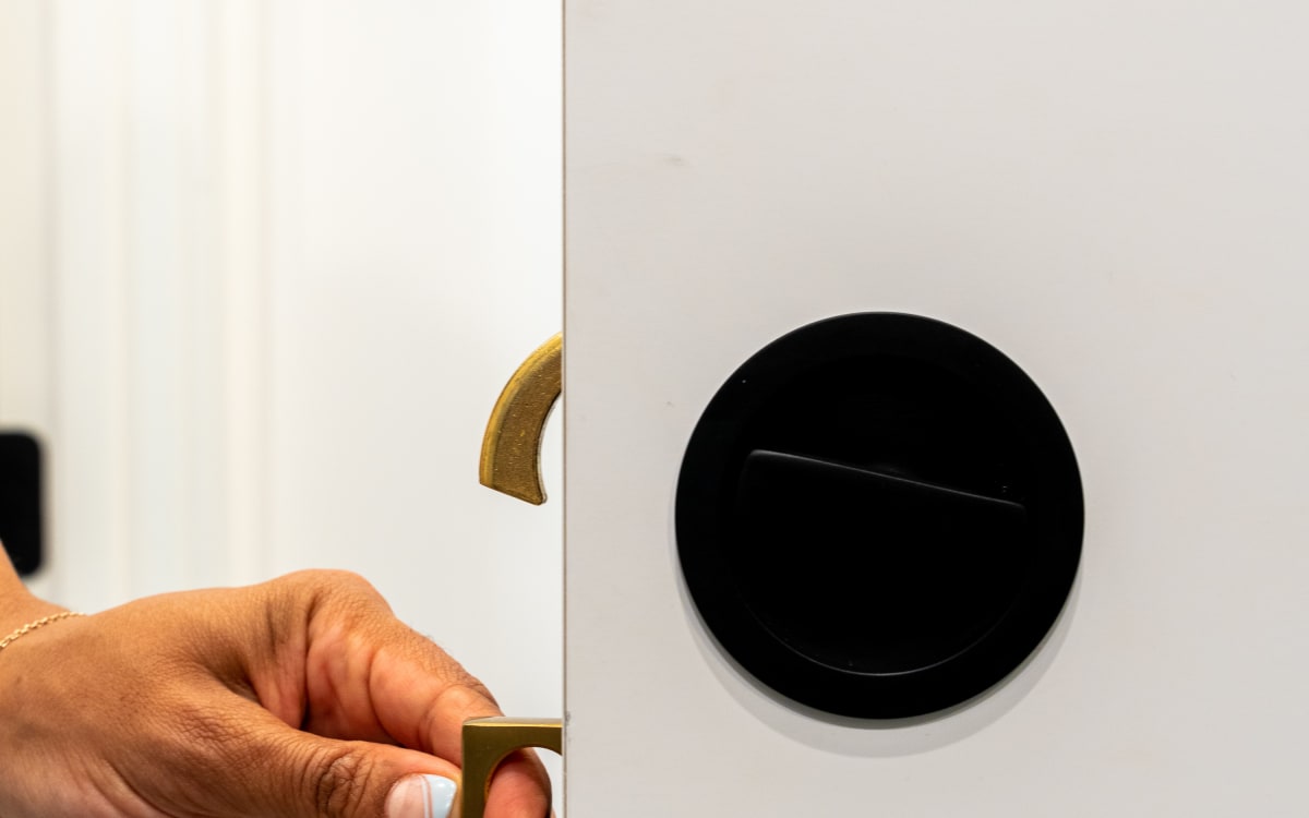 Emtek Round Pocket Door Mortise Lock