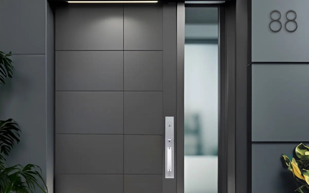 Emtek Hercules Smooth Full Length Tubular Entry Set Emtek Hentell Emtek