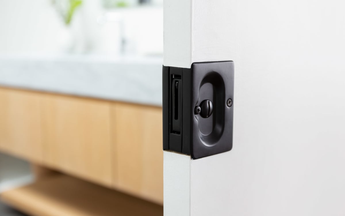 Emtek Standard Pocket Door Lock - Hentell