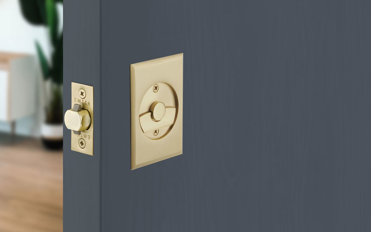 Emtek Rectangular Tubular Pocket Door Emtek Hentell Emtek