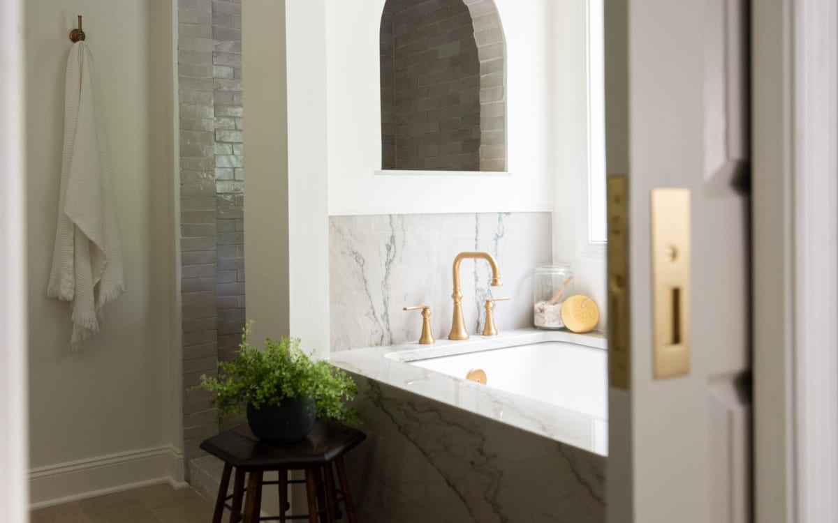 Emtek Narrow Modern Rectangular Pocket Door Mortise