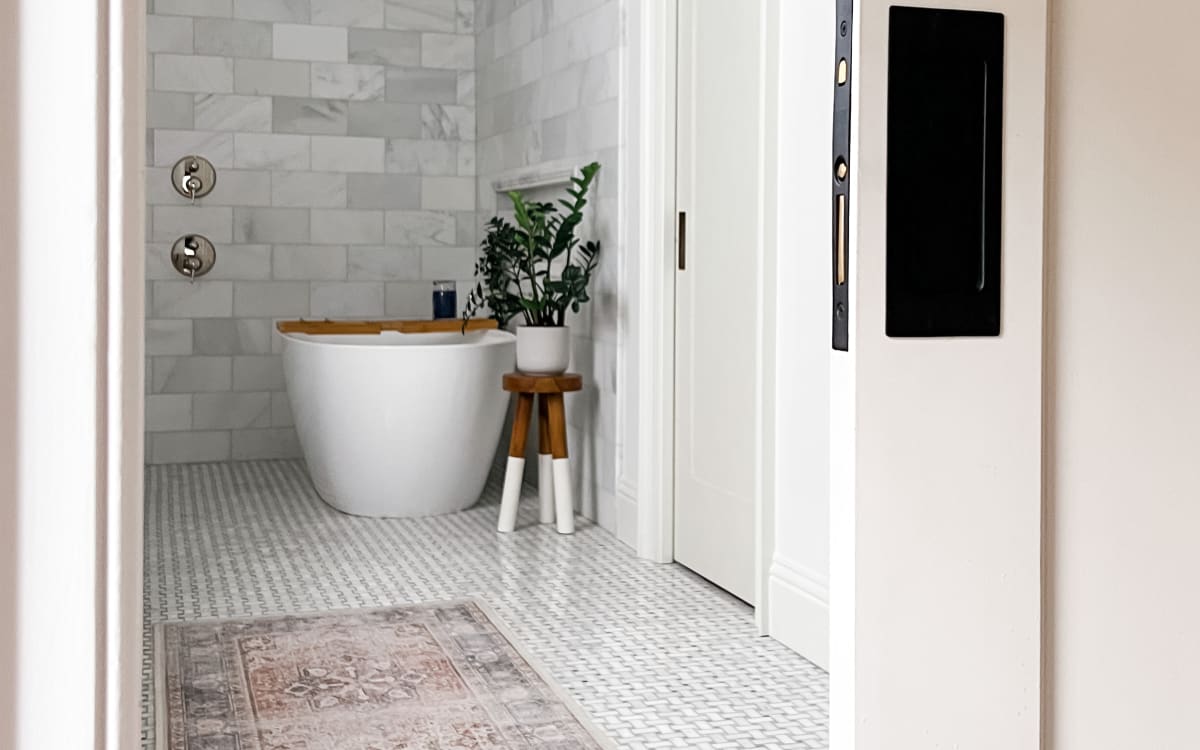 Emtek Modern Rectangular Pocket Door Mortise Lock Emtek Hentell Emtek