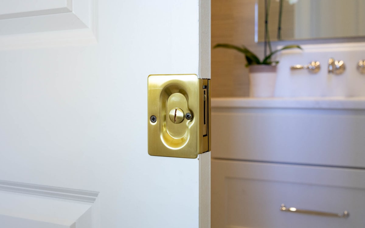 Emtek Standard Pocket Door Lock - Hentell
