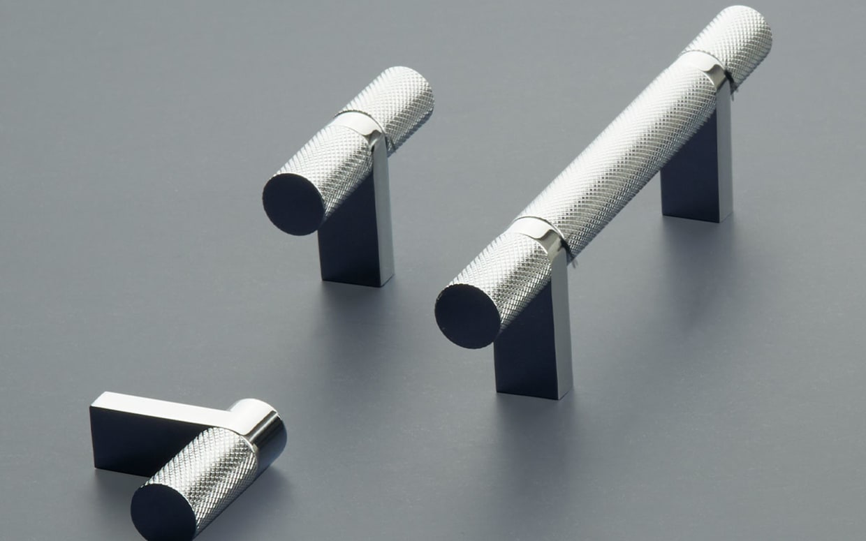 Emtek Select Bar Knurled Cabinet Pull