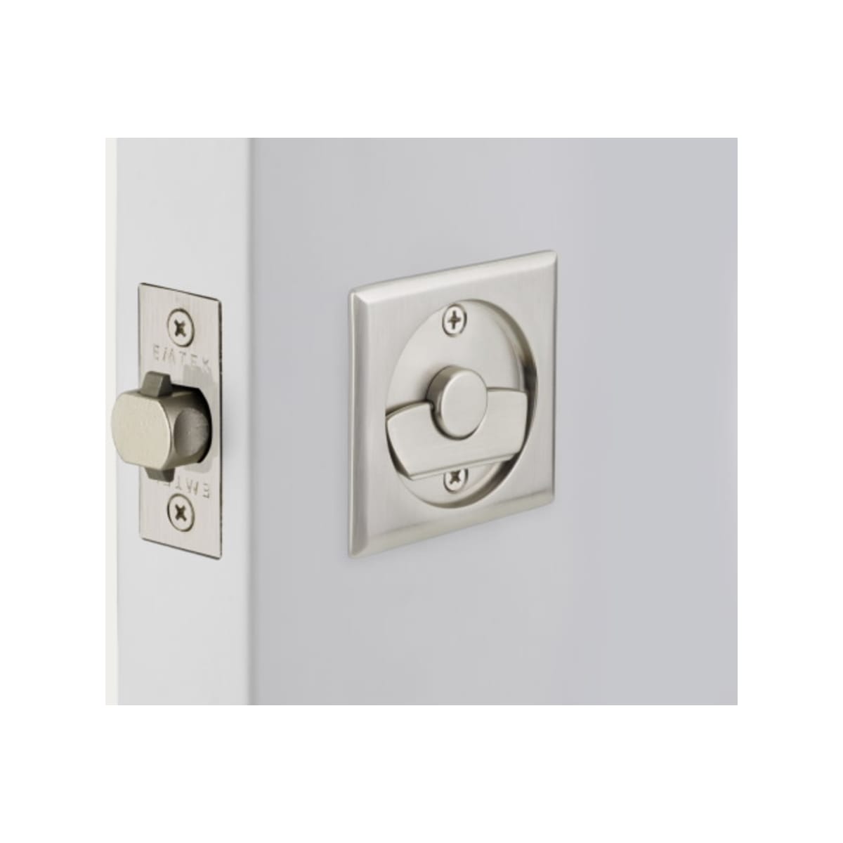 Emtek Square Pocket Door Tubular Lock - Hentell