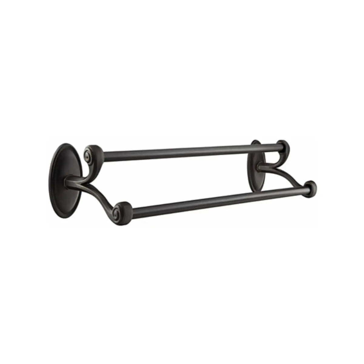 Emtek Tuscany Bronze Double Towel Bar - Hentell