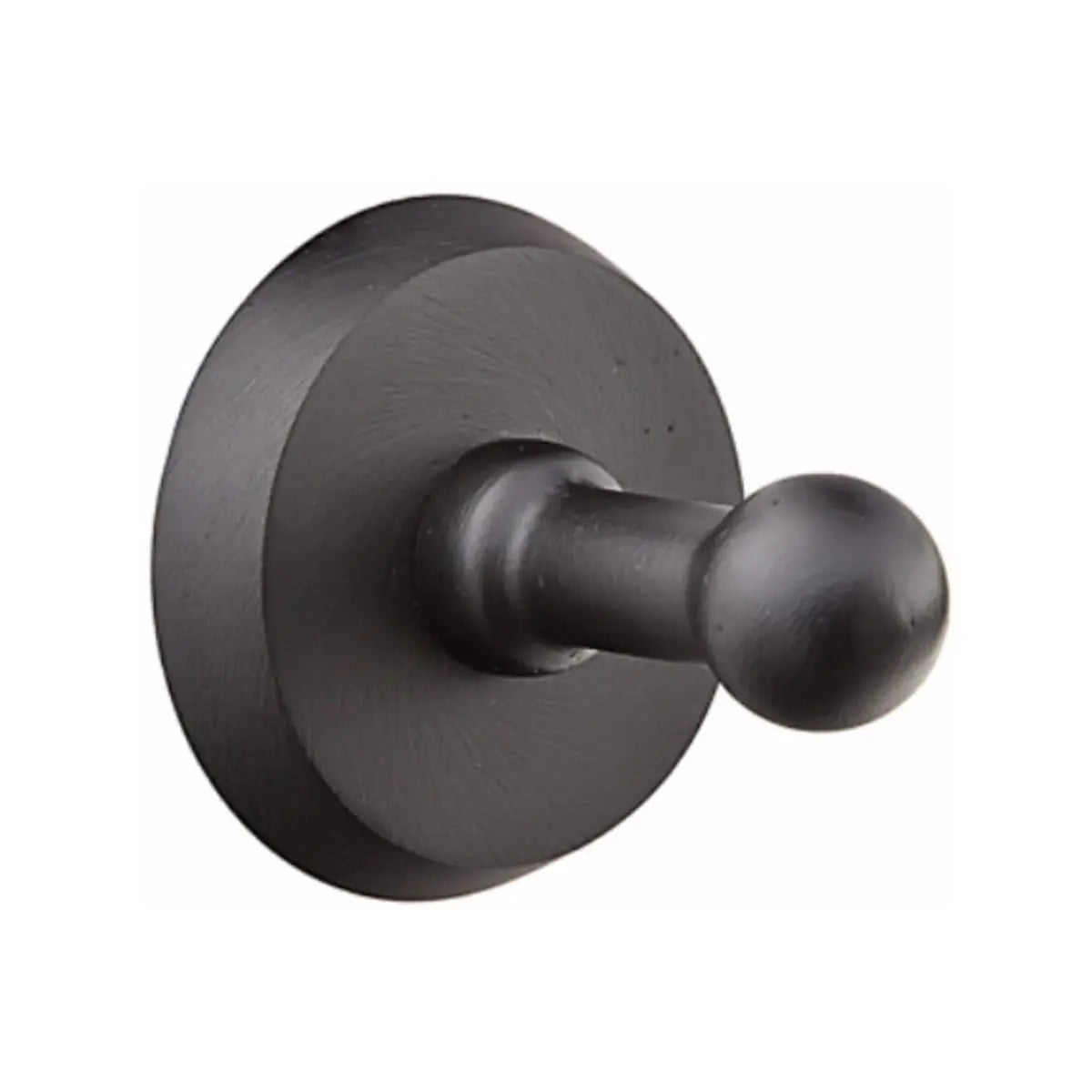 Emtek Sandcast Bronze Single Hook with Rosette - Hentell