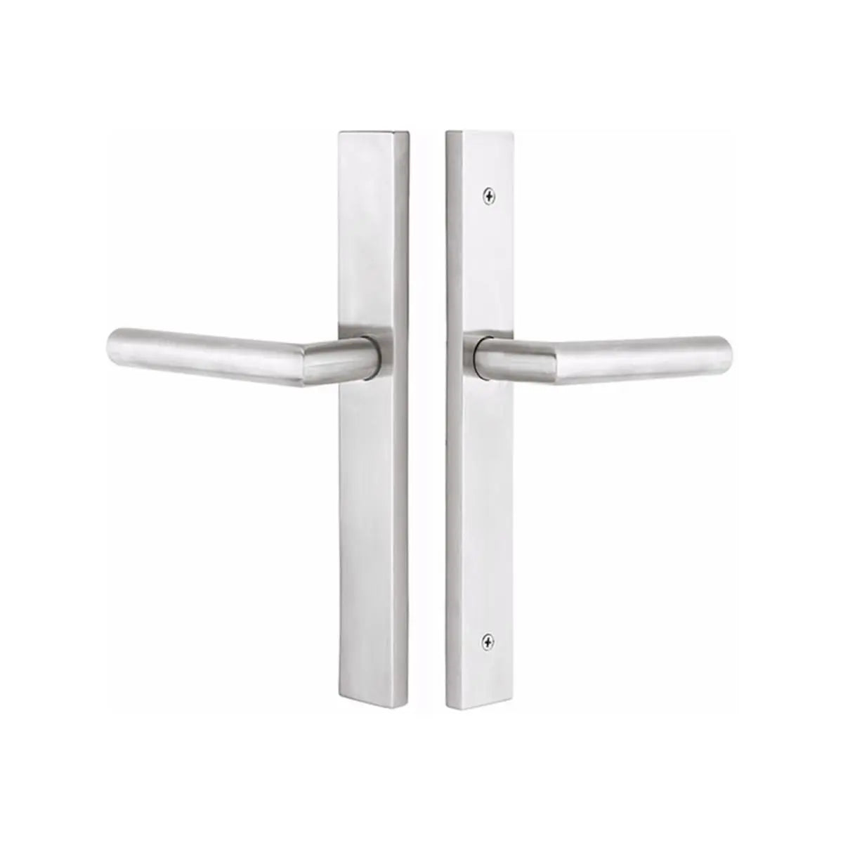 Emtek Stainless Steel Stretto Narrow Trim Sideplate Lock - Non Keyed - Hentell