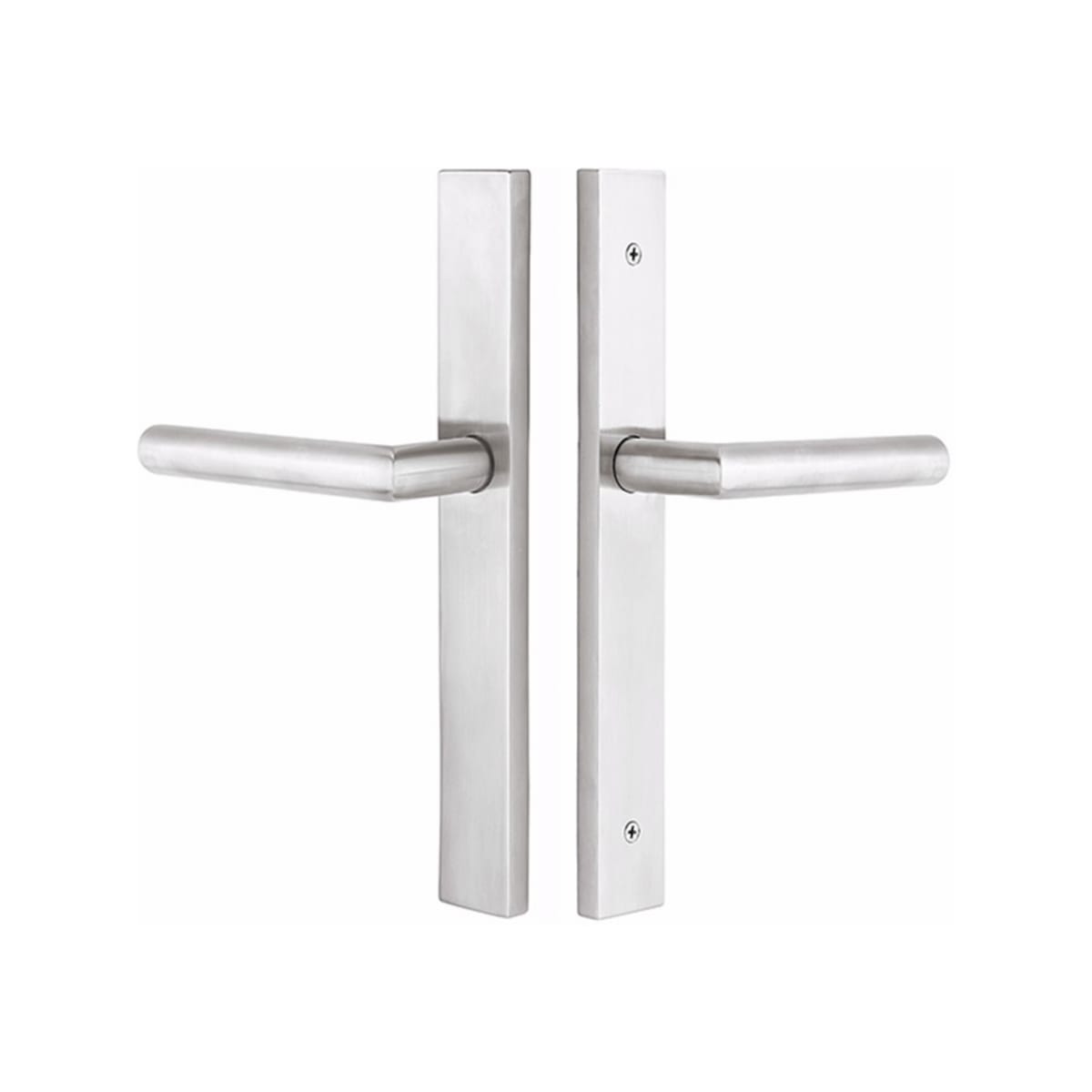 Emtek Stainless Steel Stretto Narrow Trim Sideplate Lock - Keyed - Hentell