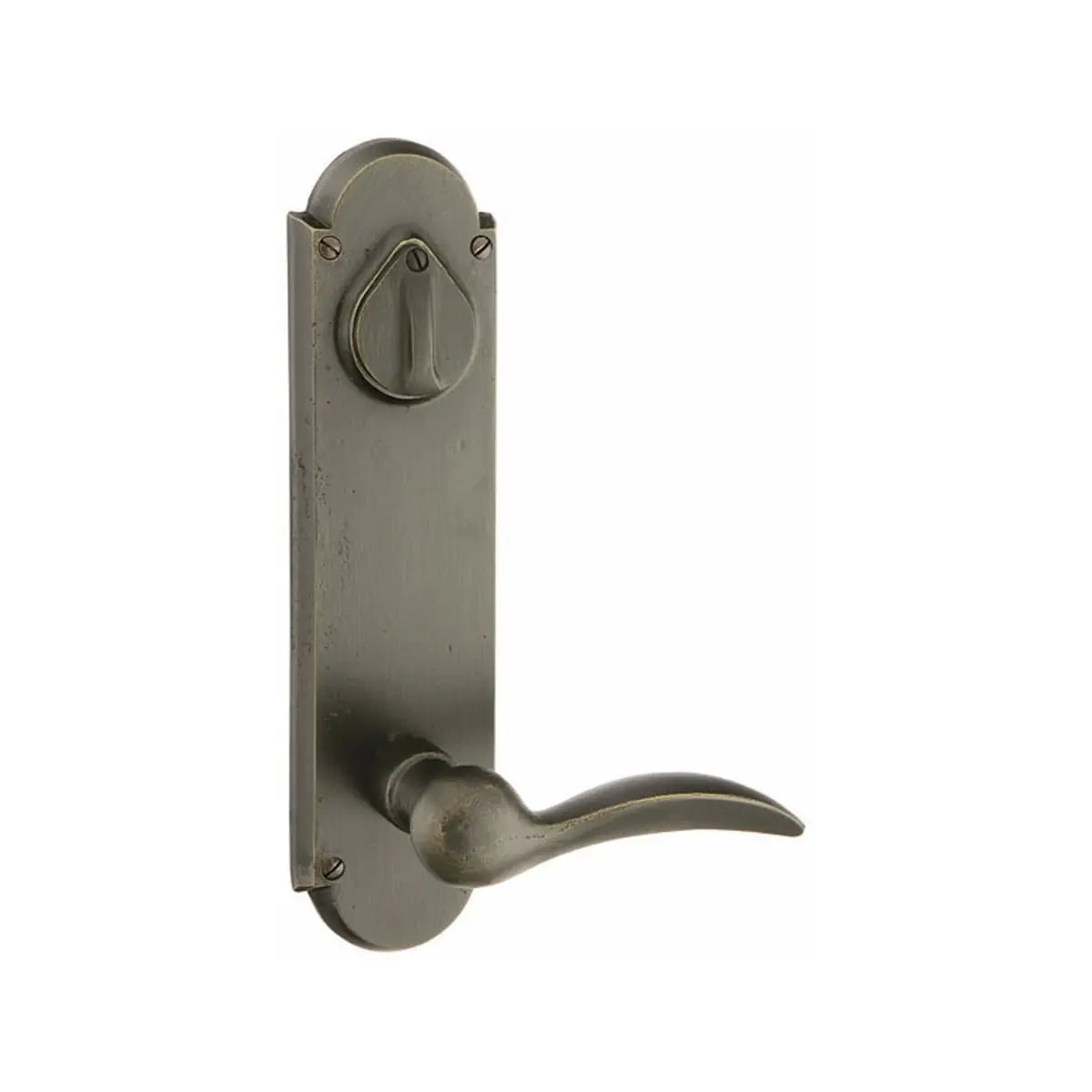 Sandcast Bronze #5 Keyed 5-1/2" C-to-C Sideplate Lock Emtek Hentell Emtek