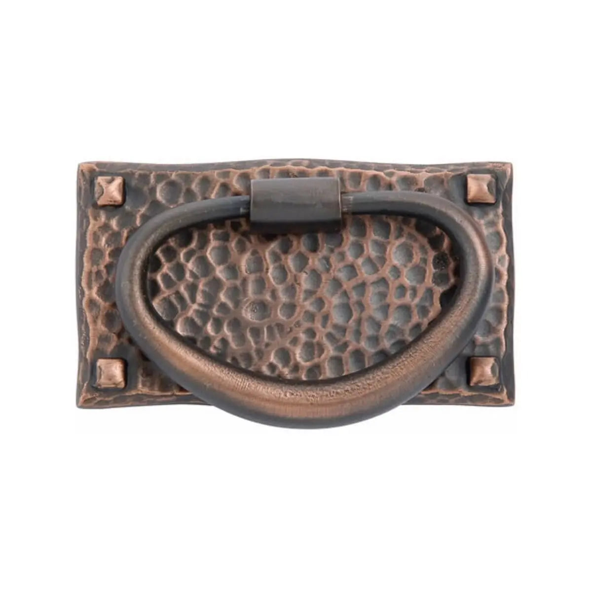 Emtek Hammered Oval Cabinet Pull - Hentell