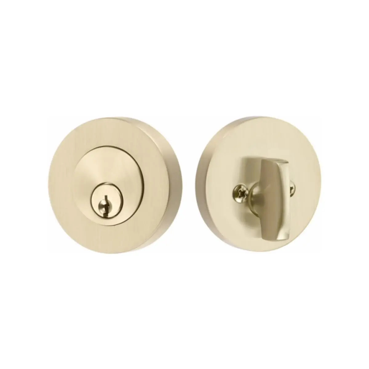 Emtek Modern Disc Keyed Deadbolt - Hentell