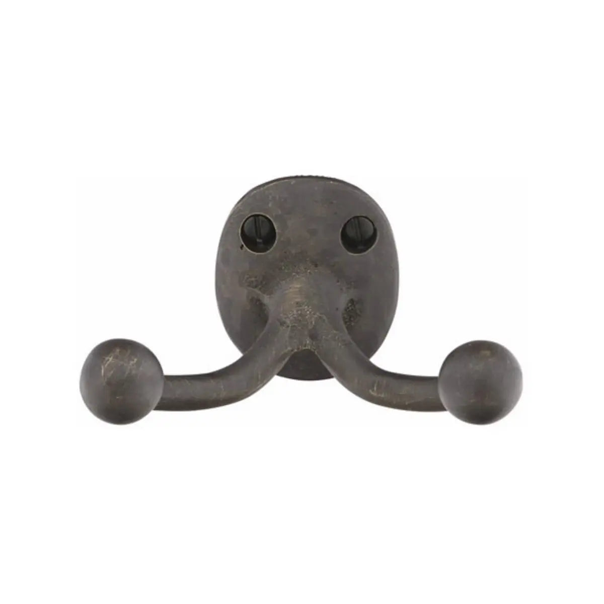 Emtek Sandcast Bronze Double Hook - Hentell