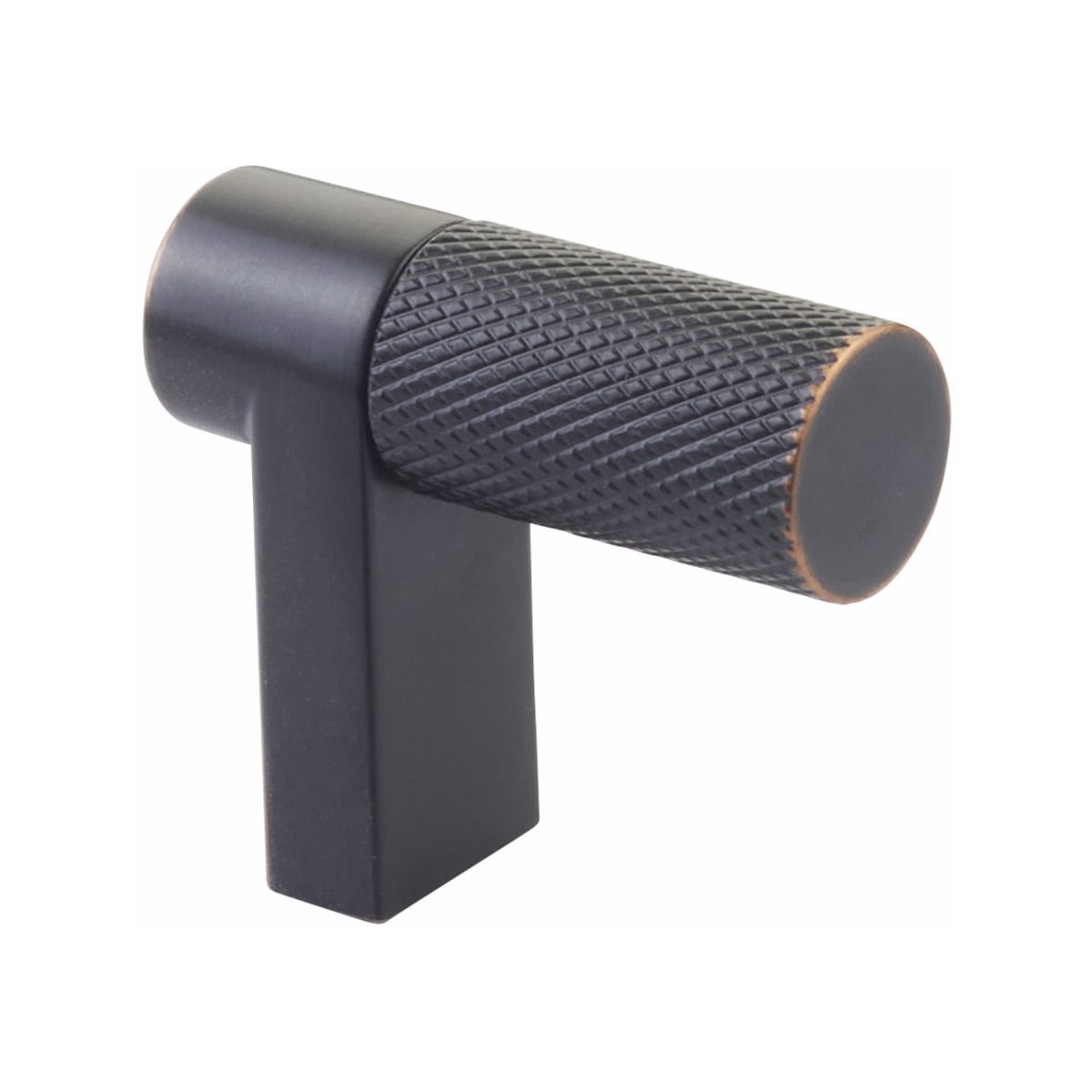 Emtek Select Rectangular Knurled Cabinet Finger Pull