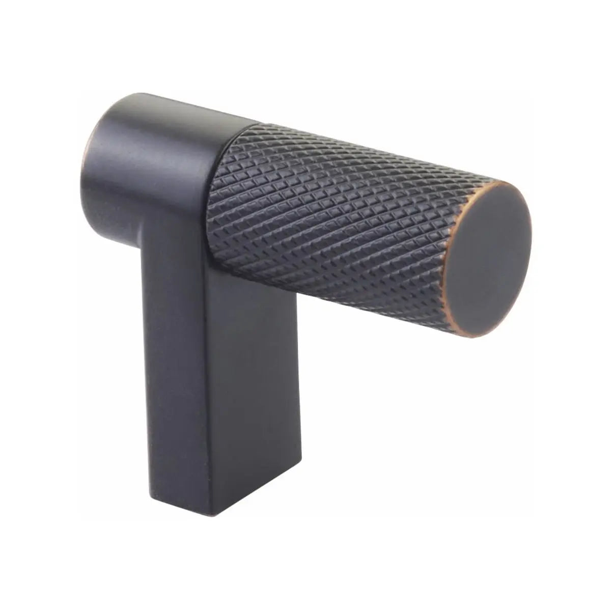 Emtek Select Rectangular Knurled Cabinet Finger Pull - Hentell