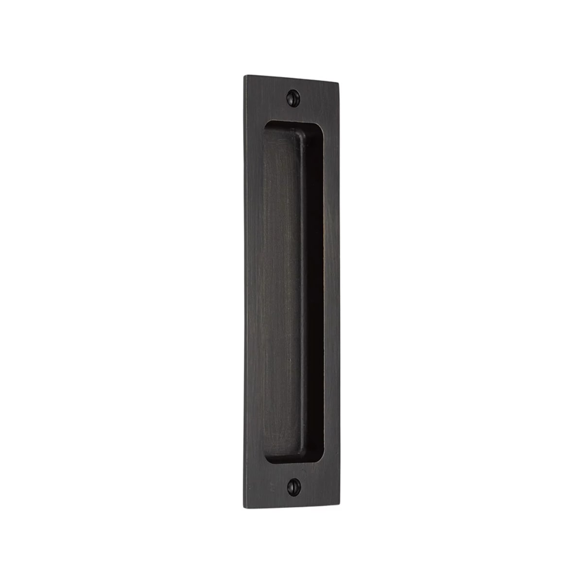 Emtek Sandcast Bronze Rectangular Flush Pulls Emtek Hentell Emtek