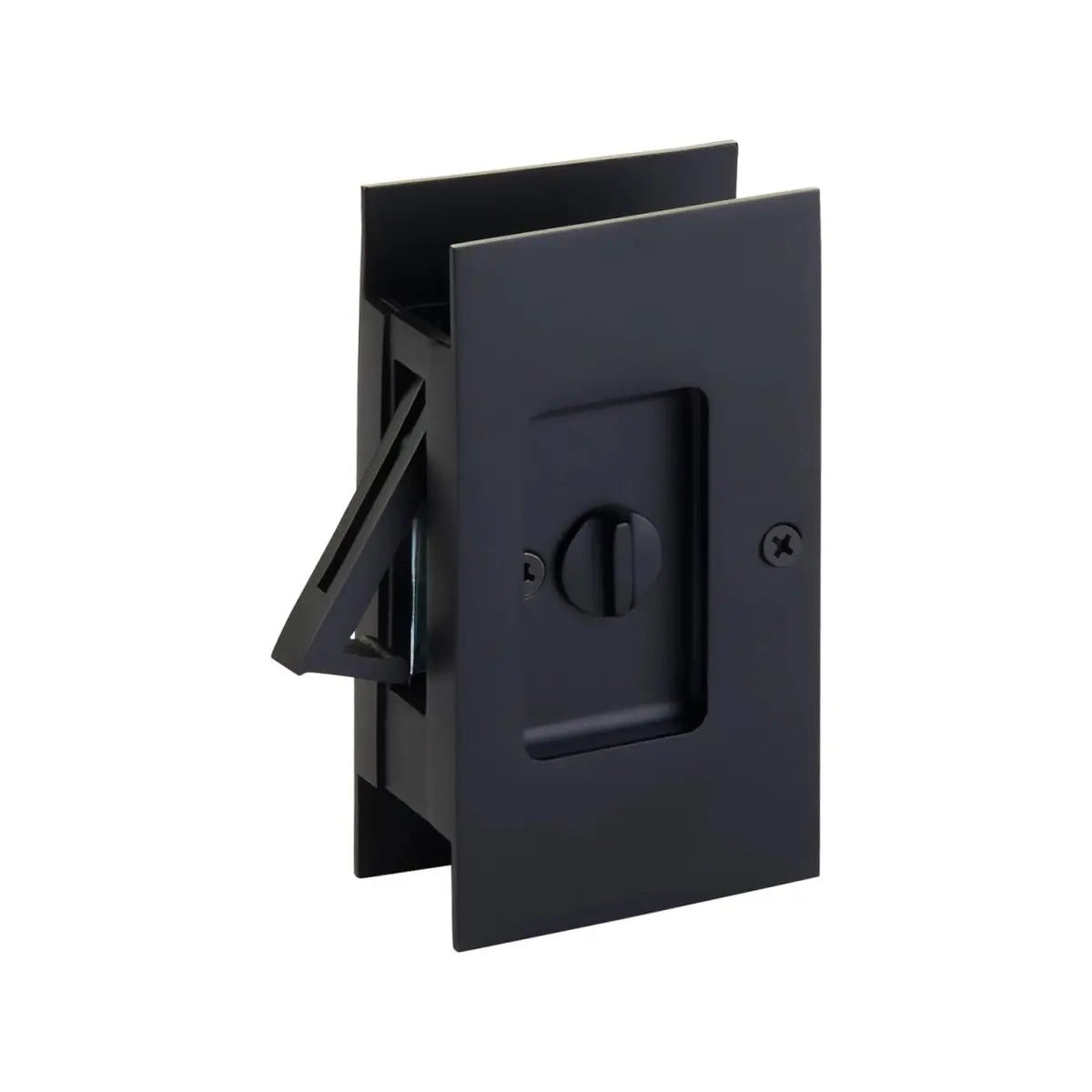 Emtek Modern Rectangular Pocket Door Lock Emtek Hentell Emtek