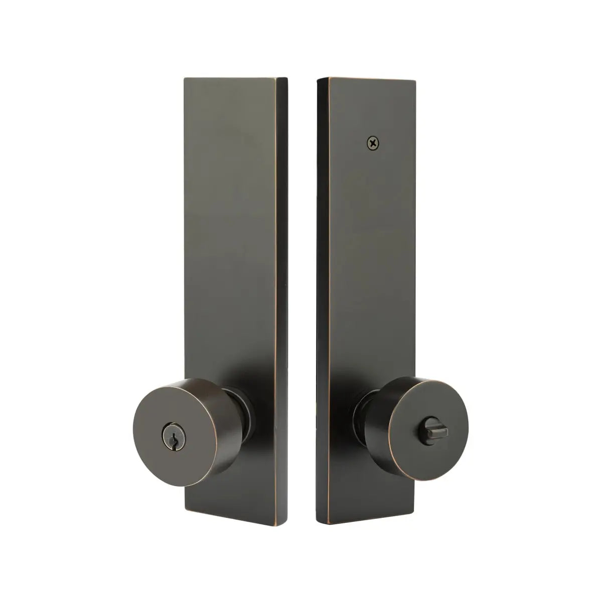 Modern Rectangular Single Point Lock Emtek Hentell Emtek