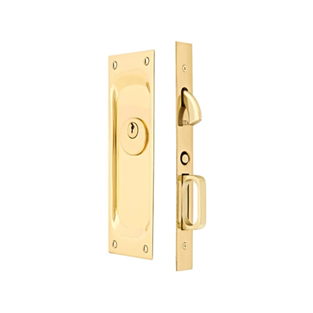 Emtek Classic Pocket Door Mortise Lock Emtek Hentell Emtek