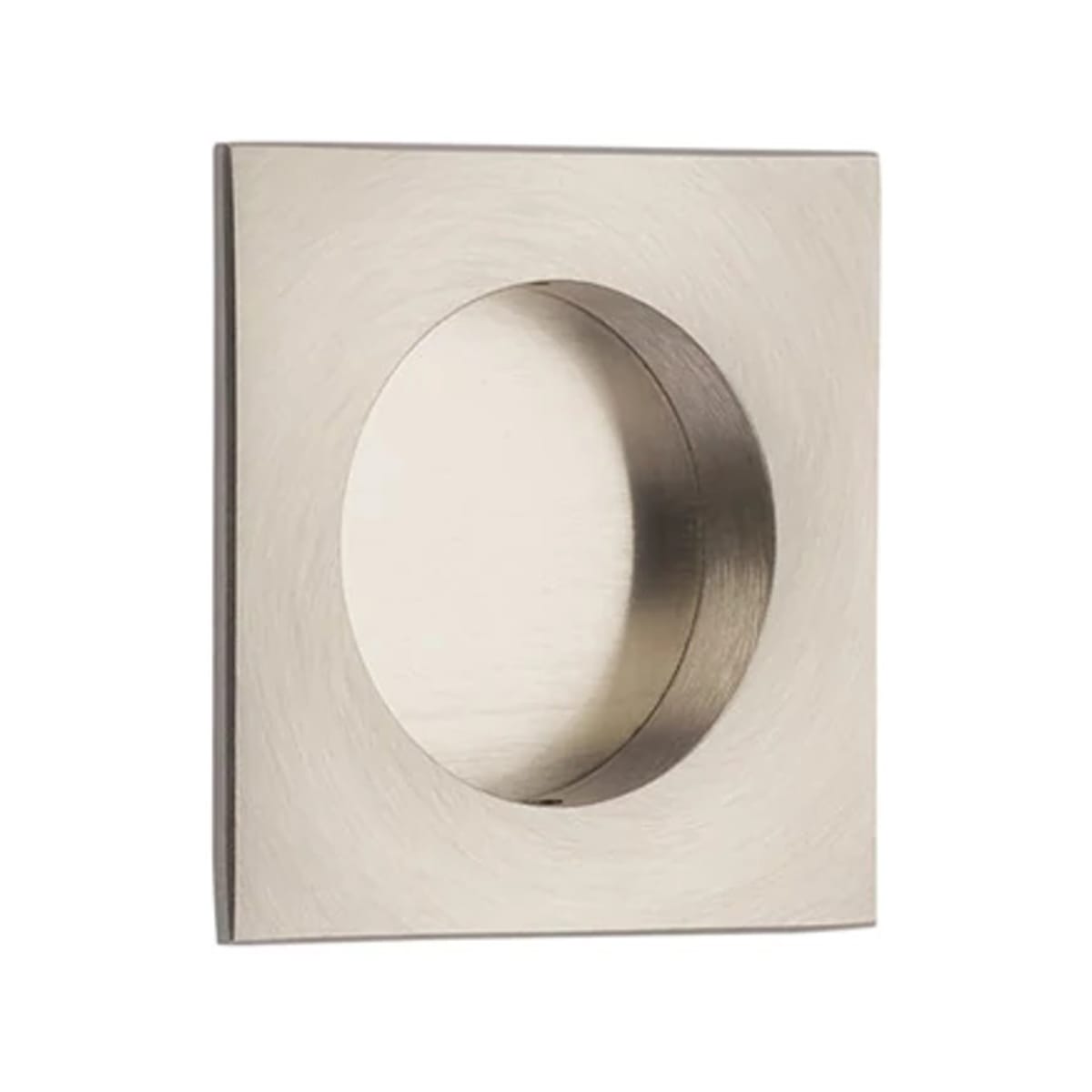 Emtek Square Flush Pull W/Round Bore