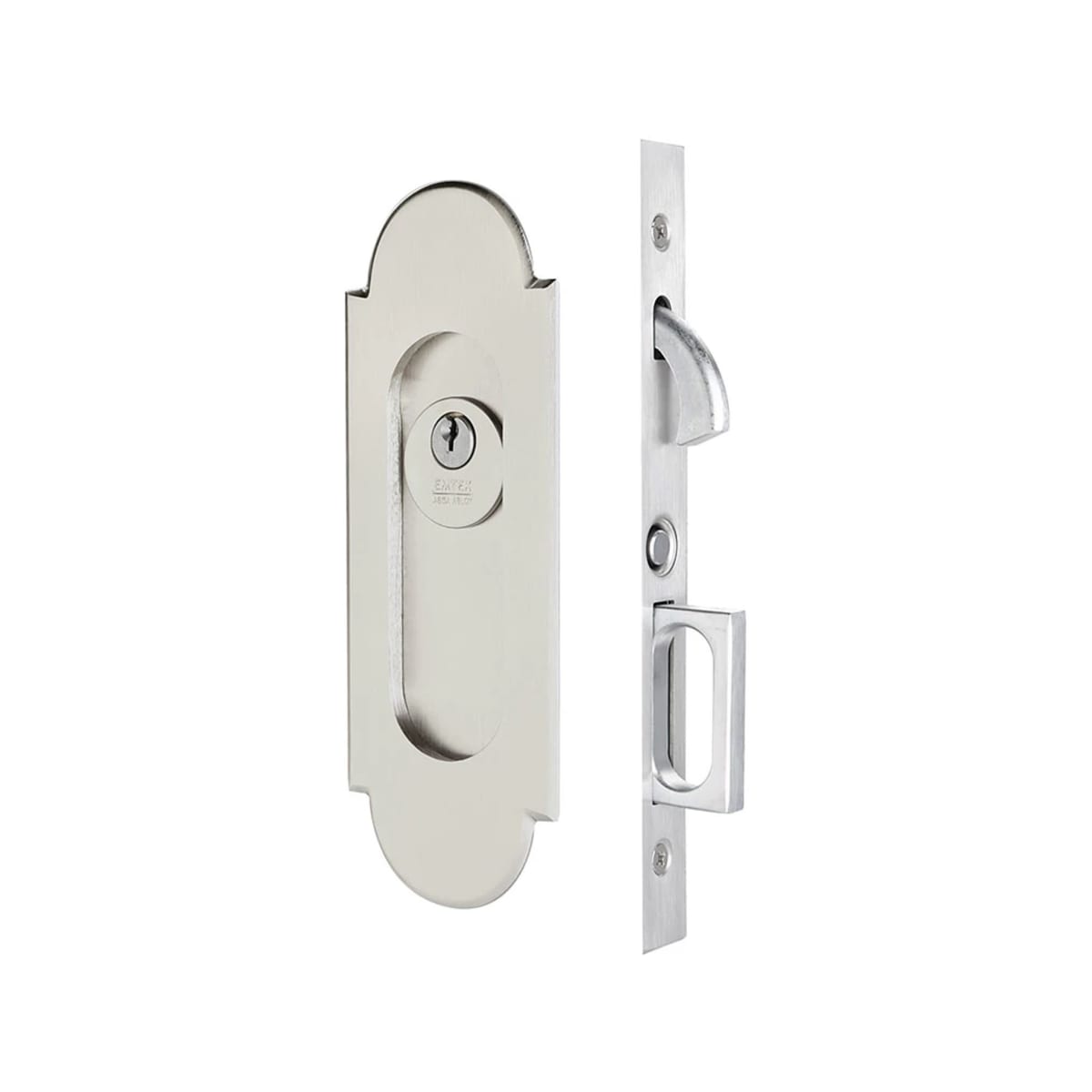 Emtek #8 Pocket Door Mortise Lock, Emtek Hentell Emtek
