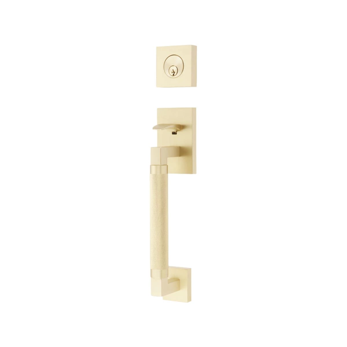 Emtek Hercules Knurled Sectional Tubular Entry Set