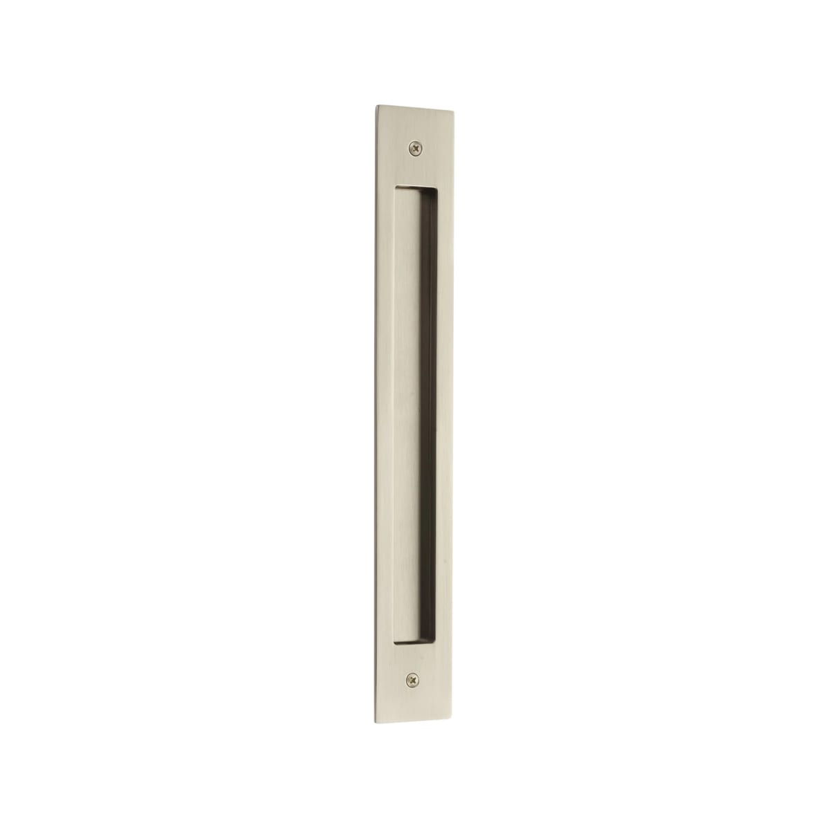 Emtek Modern Rectangular Flush Pull for 12" C-to-C Appliance Pull Flush Pull
