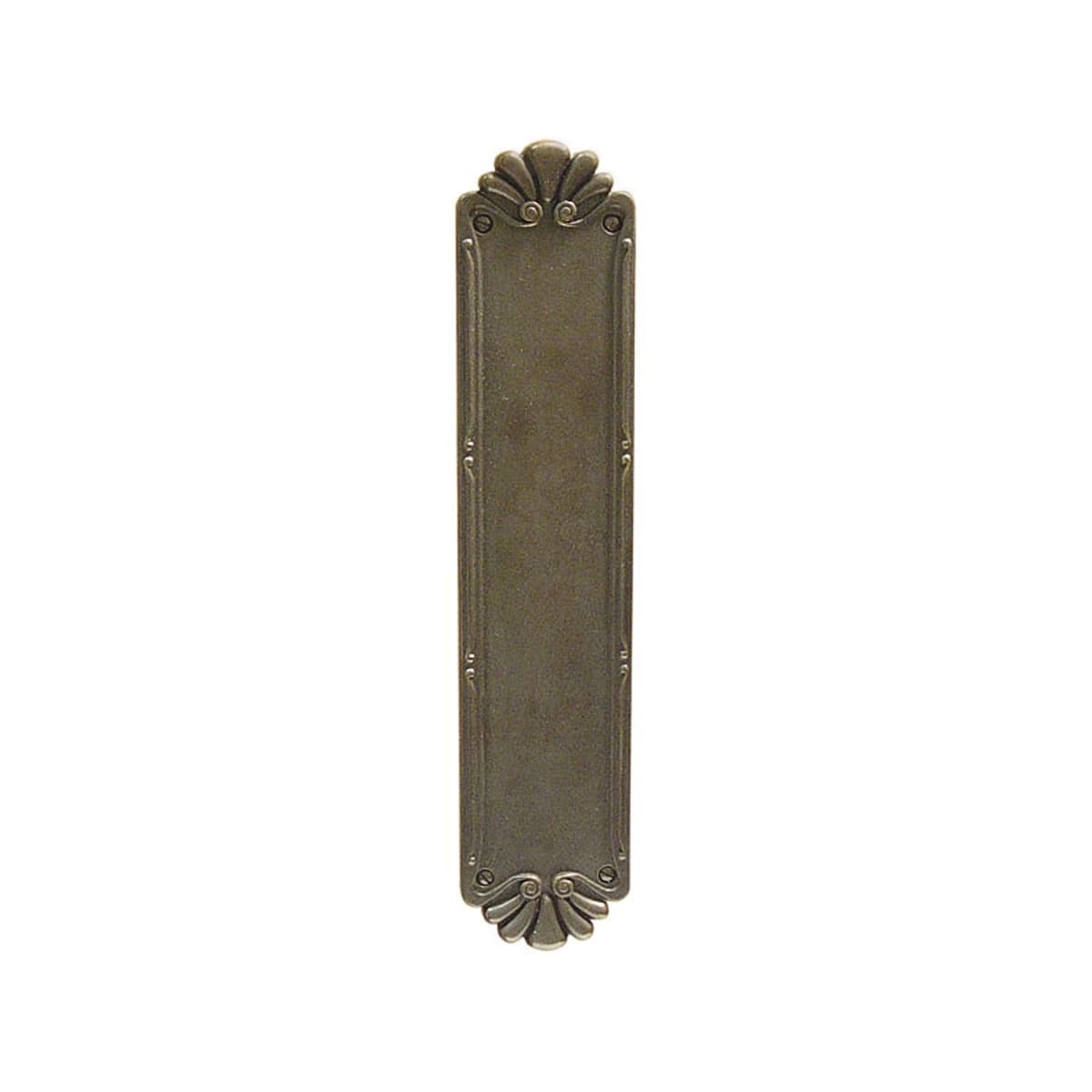 Petal Push Plate decorative floral door plate