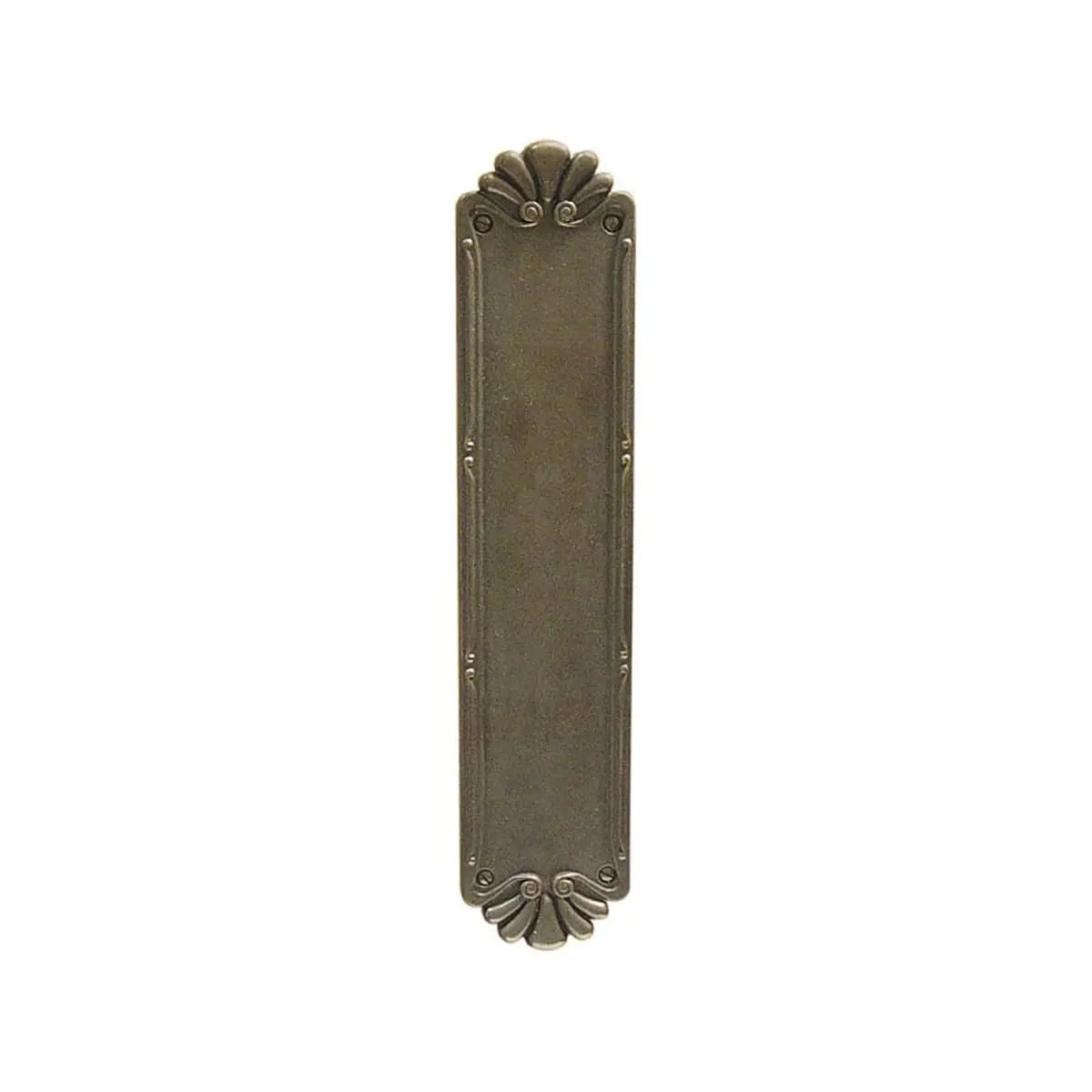 Petal Push Plate decorative floral door plate