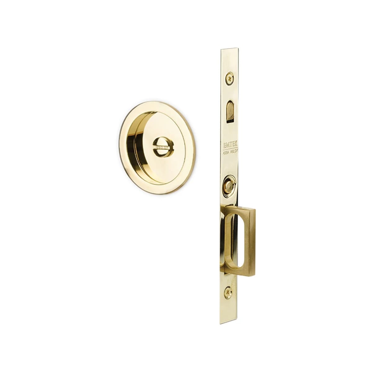 Emtek Round Pocket Door Mortise Lock