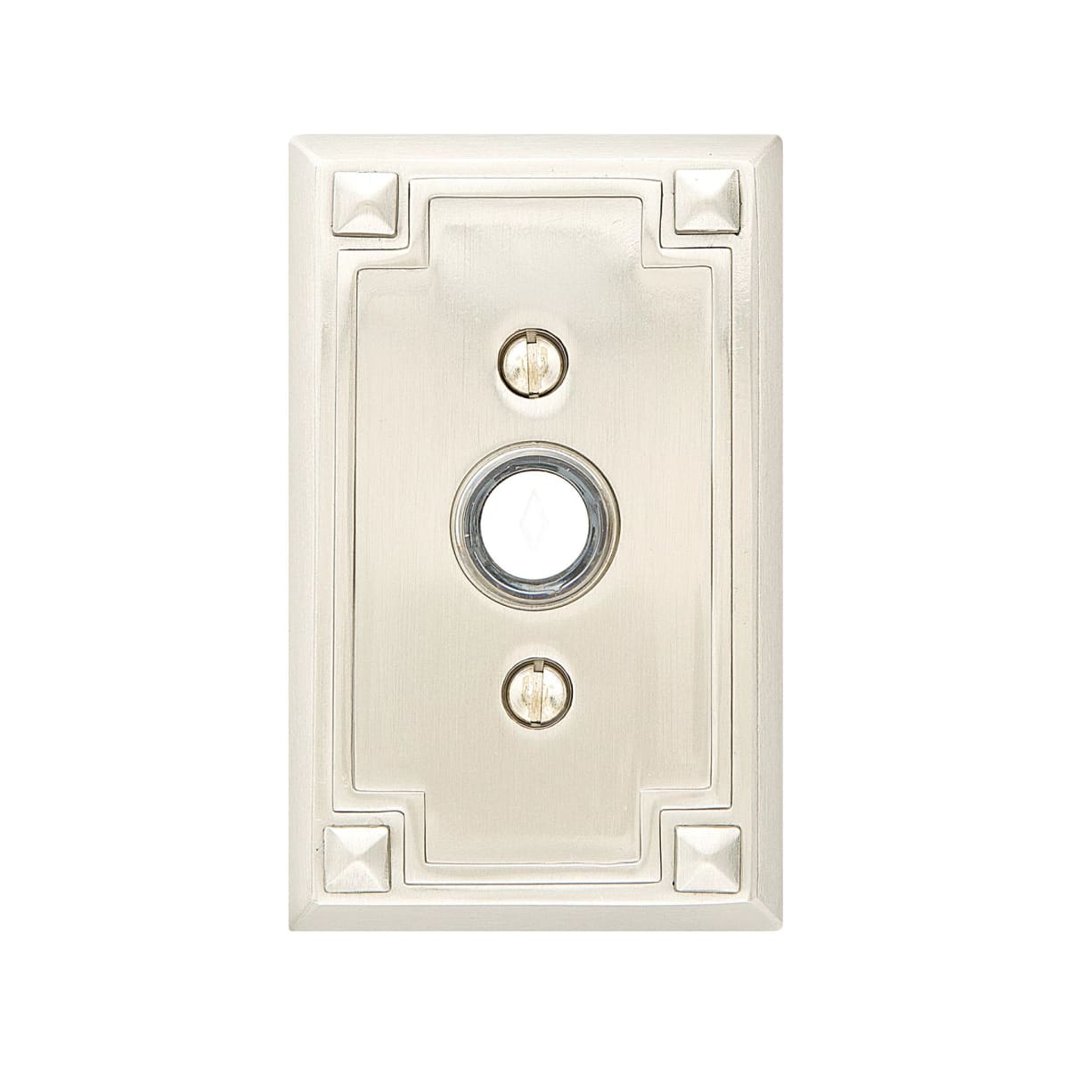 Emtek Door Bell Button With Rosette