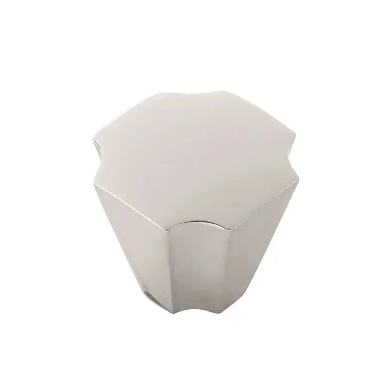 Close-up of Belwith Keller Monarch Conical Knob finish and texture