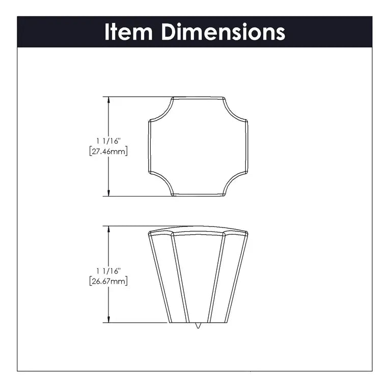 Belwith Keller Monarch Conical Knob