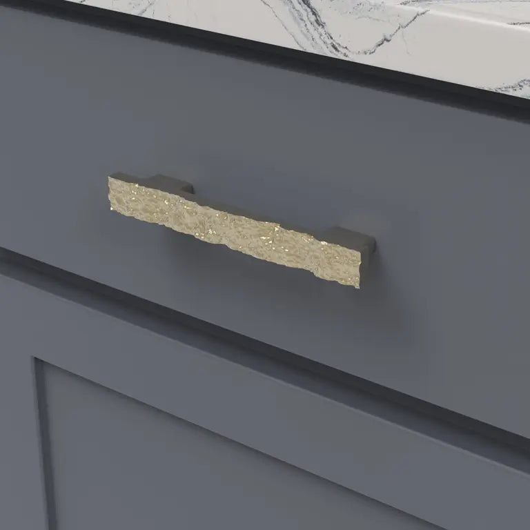 Belwith Keeler Sandrine Pull luxury cabinet handle in gold finish