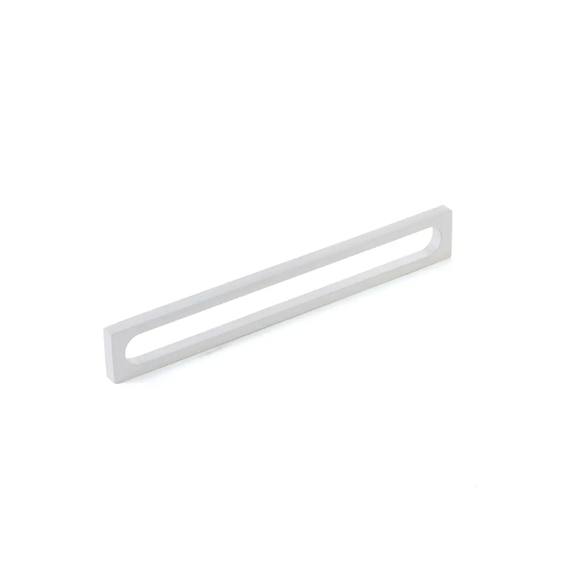 Schaub Cafe, Pull, Modern Oval Slot, Matte White, 8" cc - Hentell