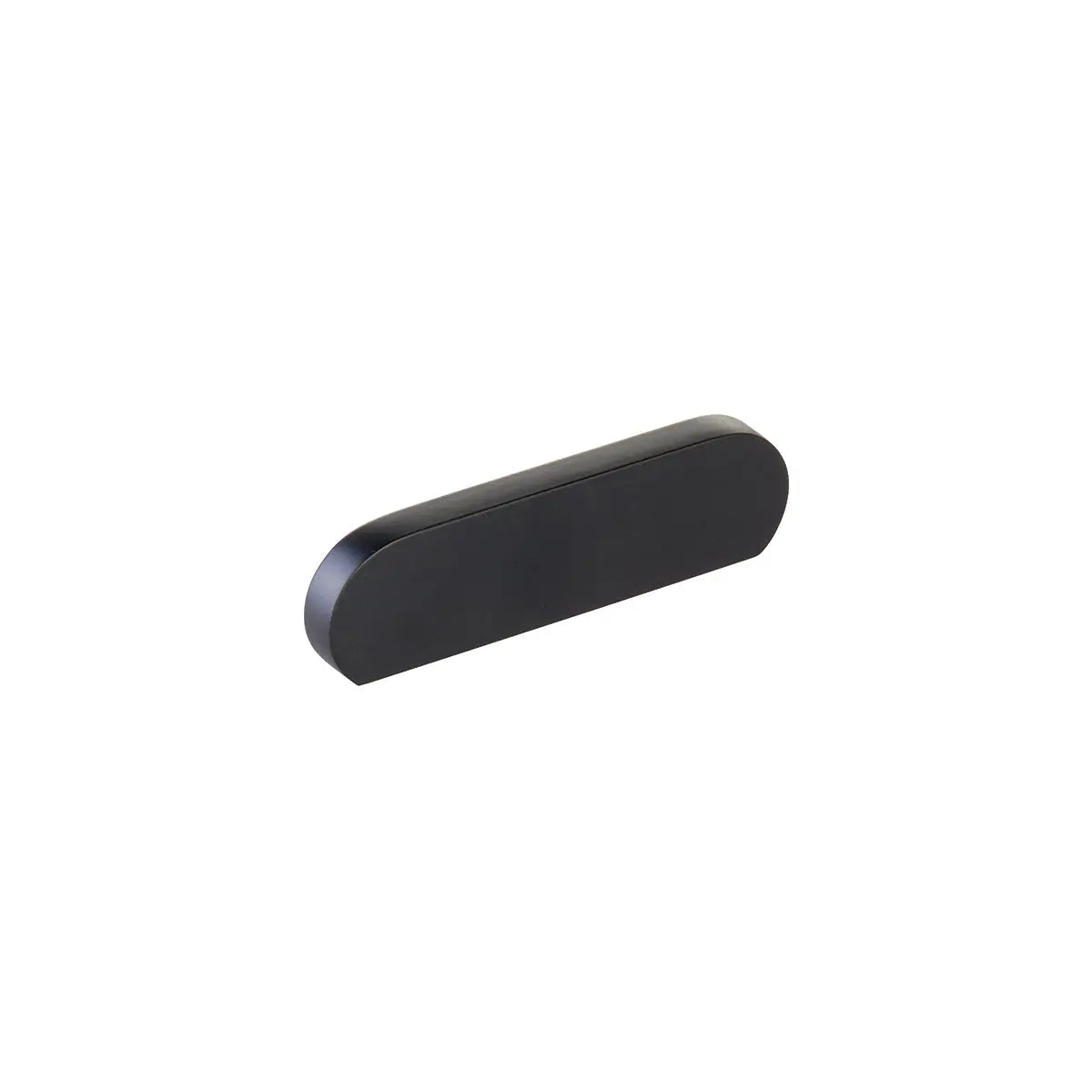 Schaub Cafe, Pull, Modern Oval, Matte Black, 3" cc - Hentell