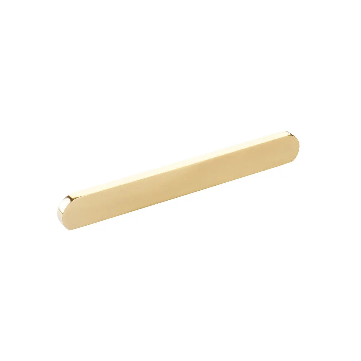 Schaub Cafe, Pull, Modern Oval, Vintage Brass, 6-5/16" & 8" cc - Hentell