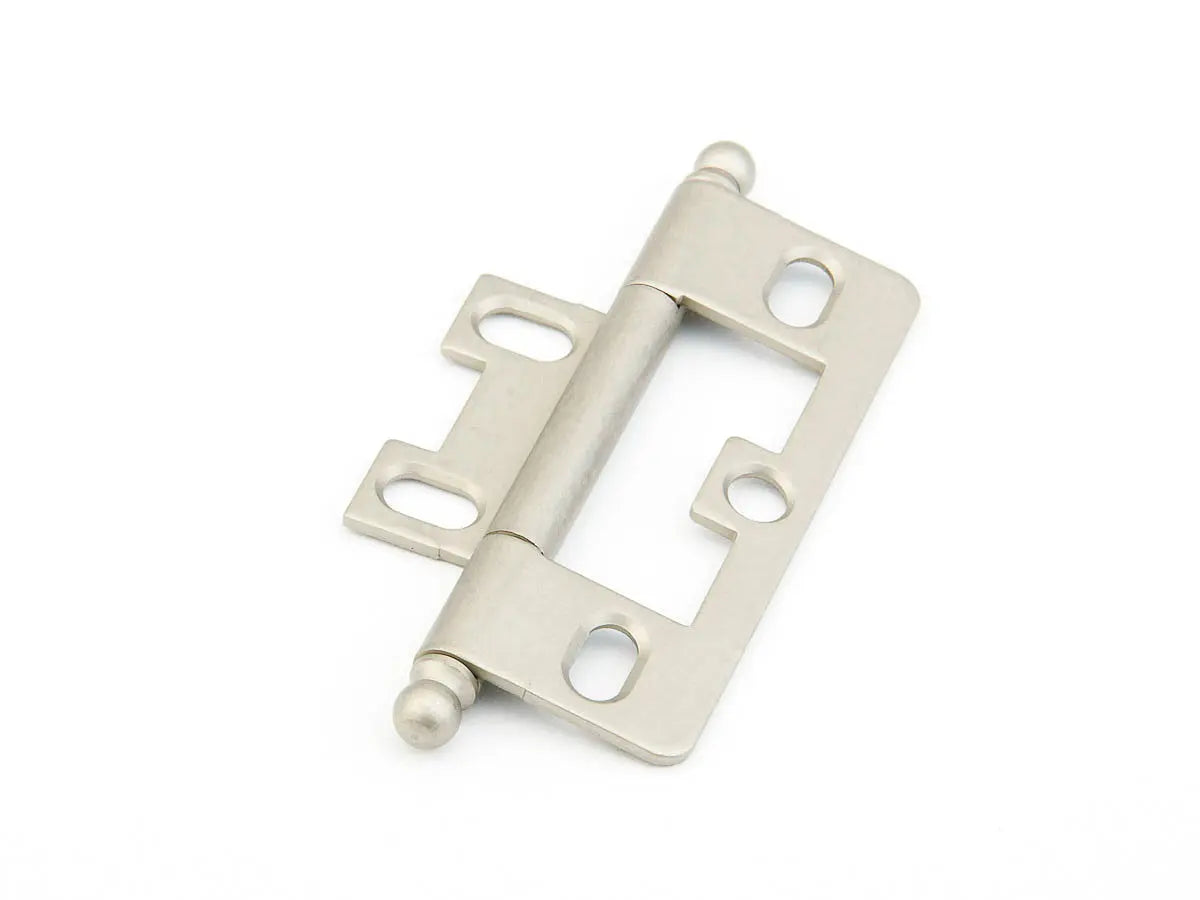Schaub Hinge, Ball Tip Non-Mortise, Distressed Nickel - Hentell