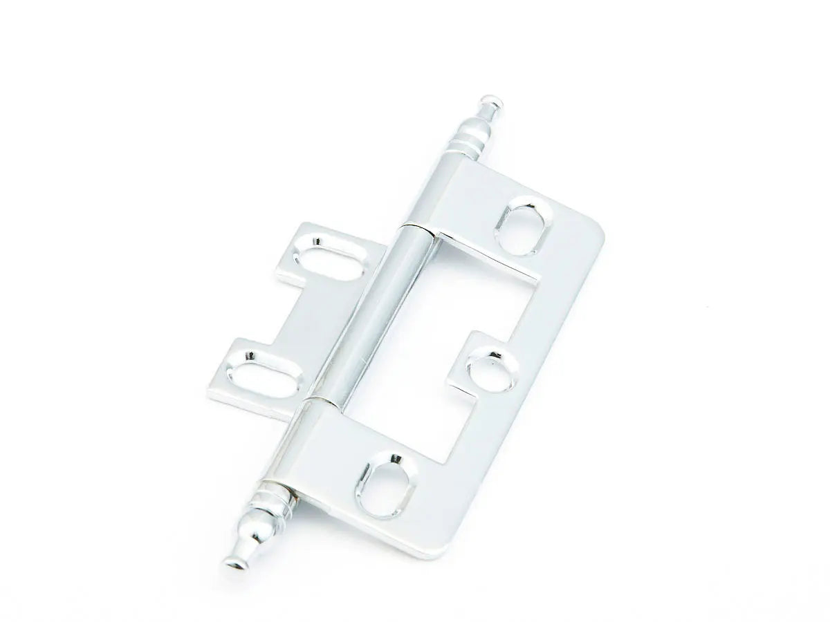 Schaub Hinge, Minaret Tip Non-Mortise, Polished Chrome - Hentell