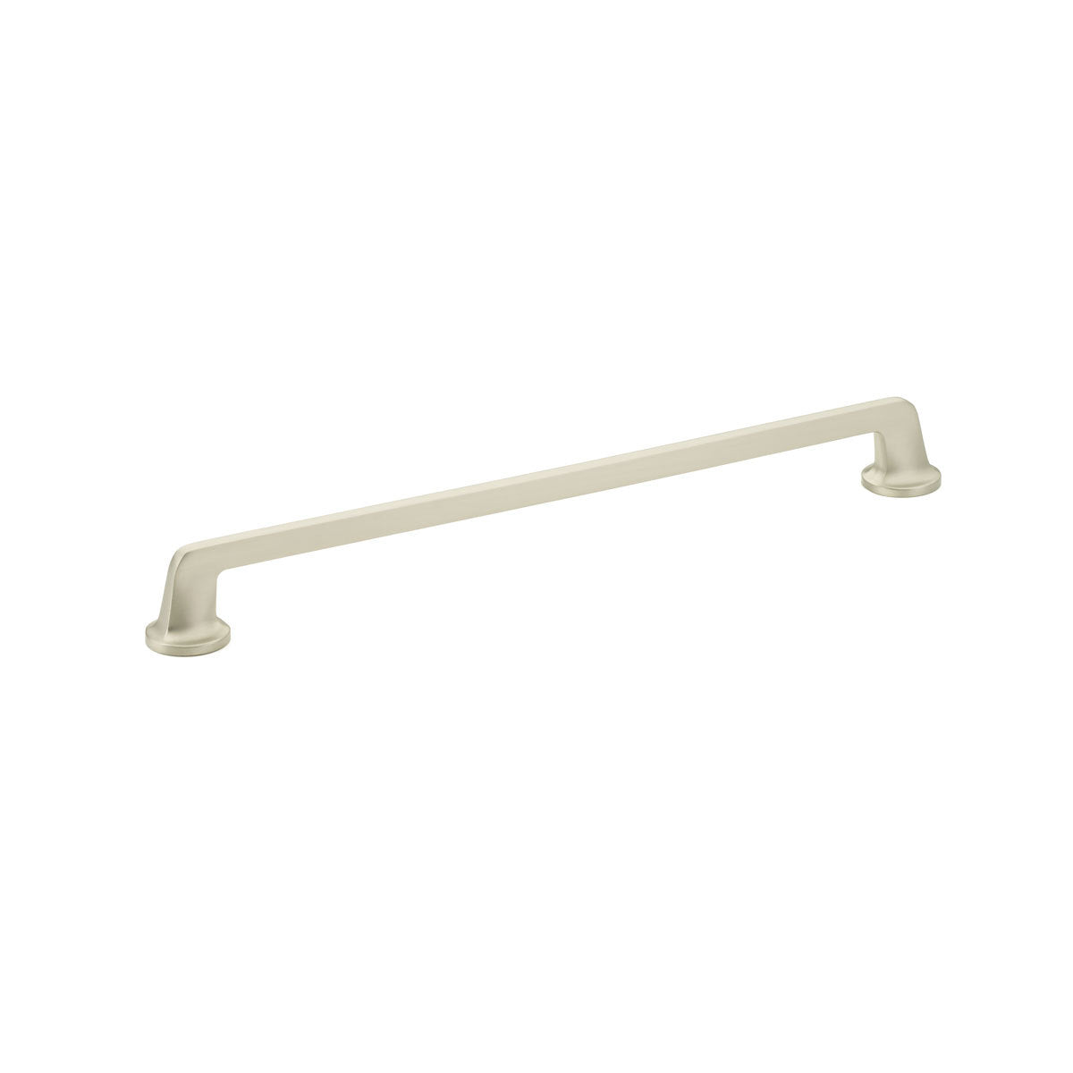 Schaub Northport, Pull, round bases, 12" cc, Satin Nickel