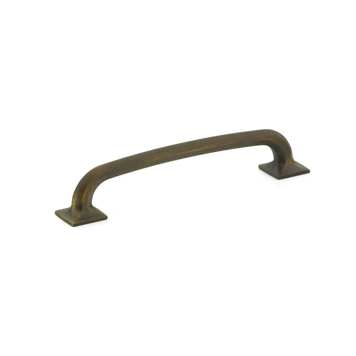 Schaub Northport, Pull, square bases, 6" cc, Ancient Bronze - Hentell