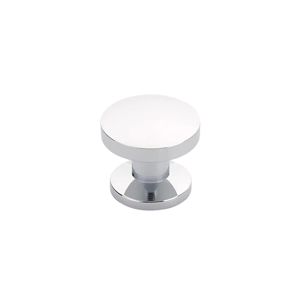 Schaub Northport, Round Knob, Polished Chrome, 1-3/8" dia - Hentell